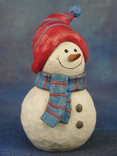 Santa Carving, Paper Mache Crafts, Christmas Clay, Wood Carving Designs, Wood Carving Patterns, Clay Ornaments, Snowman Crafts, Carving Designs, Wood Carving Art