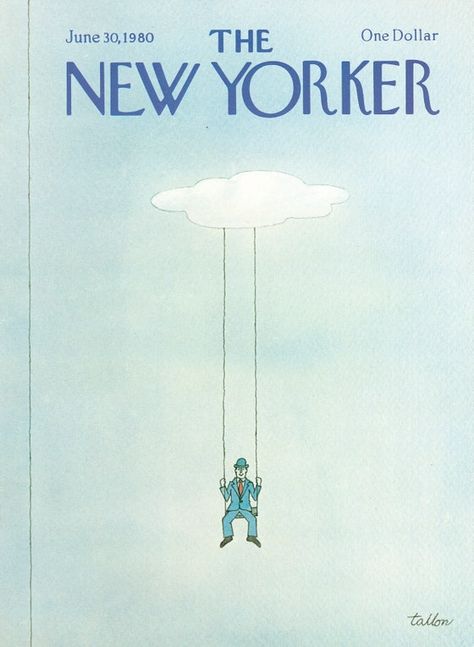 Blue New Yorker Cover, The New Yorker Blue, The New Yorker Magazine, New Yorker Magazine, New Yorker Covers, 수채화 그림, Beautiful Cover, Transformers Art, June 30