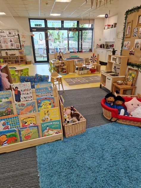 Daycare Center Setup, Classroom Inspo Preschool, Early Childhood Classroom Layout, Early Childhood Classroom Ideas, Highscope Classroom Setup, Day Nursery Ideas Preschool, Montessori Bulletin Boards, Eyfs Nursery Layout, Early Education Aesthetic