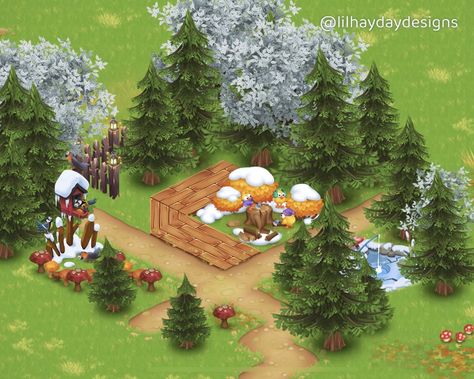 @lilhaydaydesigns on TikTok🧸 give credits || #hayday #haydaywinter #haydayinspo #haydaydesigns Hayday Farm Design, Winter Farm, Winter Designs, Hay Day, Farm Design, Winter Design, Pc Game, Online Game, Lead Generation