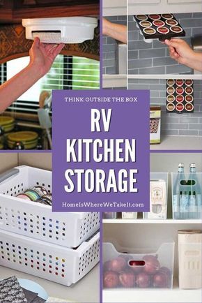 Camping Desserts, Rv Kitchen Storage, Camper Organization, Rangement Caravaning, Caddy Camping, Rv Storage Organization, Travel Trailer Organization, Trailer Organization, Camper Diy