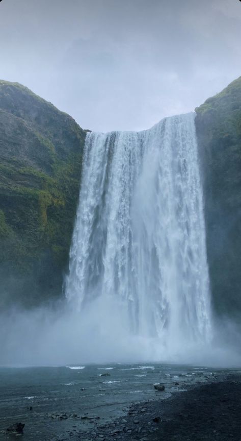 Skogafoss Iceland Summer Aesthetic, Iceland Aesthetic Summer, Iceland Aesthetic Wallpaper, Iceland Autumn, Iceland March, Iceland Photography Landscapes, Keflavik Iceland, Iceland Aesthetic, Iceland Wallpaper