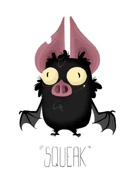 Colored the bat character I did for inktober a few weeks back.  Probably have this available for a print sometime soon. Bat Character, Cartoon Bat, Bat Art, Cute Bat, Halloween Illustration, Dreamworks Animation, Halloween Inspiration, Character Design Animation, Animal Sketches