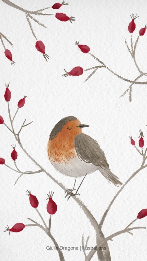 Robin Wallpaper, Christmas Robins, January Wallpaper, Winter Cartoon, Watercolor Art Face, Wood Painting Art, Red Robin, Winter Bird, Pop Art Wallpaper