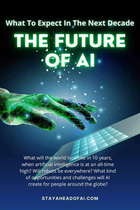 The Future Of AI - What To Expect In The Next Decade Artificial Inteligence Pictures, Artificial Intelegent Poster, Artificial Intelegent Illustration, Paint A Picture, Awareness Poster, Essential Questions, Visual Marketing, Portfolio Inspiration, 2025 Vision