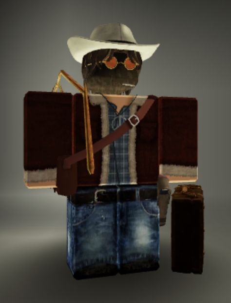 Roblox Cowboy, Roblox Cowboy Outfit, Masc Roblox Outfit, Cowboy Roblox Avatar, Roblox Guy, Barbie Model, Roblox 3, Cowboy Outfits, Cool Avatars