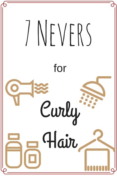 7 Nevers for Curly Hair 3b Curly Hair, Thin Curly Hair, Curly Hair Care Routine, Fine Curly Hair, Thick Curly Hair, Haircuts For Curly Hair, Natural Curls Hairstyles, Curly Girl Method, Curly Hair Women