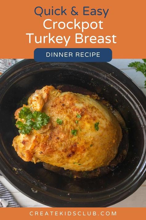 Crock Pot Turkey Breast recipe is perfect for a hassle-free meal, this recipe creates tender turkey that's ideal for any occasion. How To Cook A Turkey Breast In Crockpot, Turkey Breast In Crockpot, Easy Healthy Family Meals, Crock Pot Turkey Breast, Ground Beef Crockpot, Chicken Crock Pot Recipes, Beef Crockpot Recipes, Crock Pot Turkey, Ground Beef Crockpot Recipes