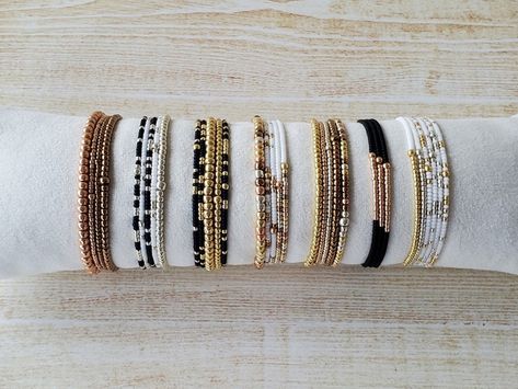 Beaded wrap bracelets