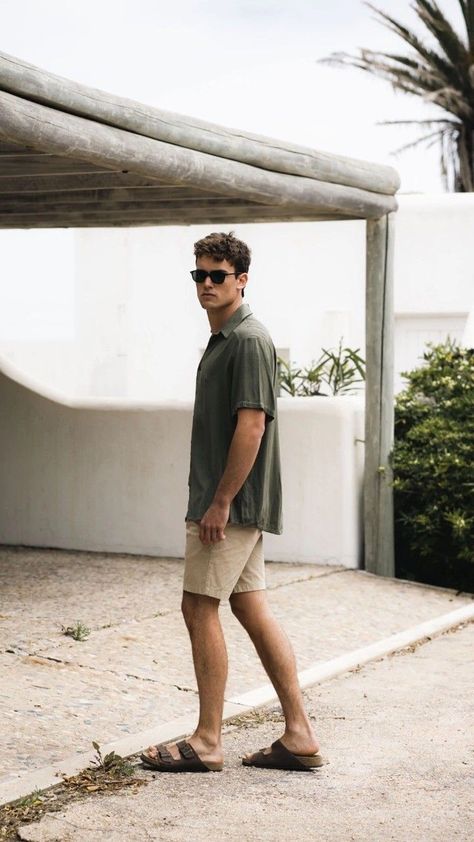 [SponsoredPost] 59 Great Beach Vacation Outfits Hacks You Need To See Right Now #beachvacationoutfits Men With Birkenstocks, Men’s Outfits For Beach Vacation, Men’s Summer Evening Outfits, Men Outfits With Birkenstocks, Birkenstock Men Aesthetic, Tall Men Summer Outfit, Male Birkenstock Outfit, Outdoor Aesthetic Outfits Men, Birkenstock Mens Outfit