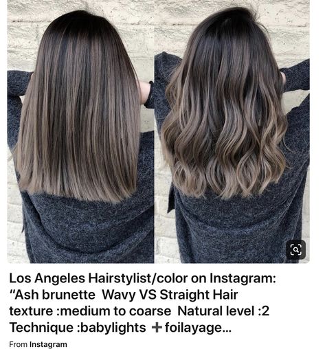 Ash Babylights, Mushroom Brown, Ash Brown Hair, Brown Hair Looks, Short Hair Balayage, Haircuts Straight Hair, Ash Brown, Balayage Brunette, Short Hair Color