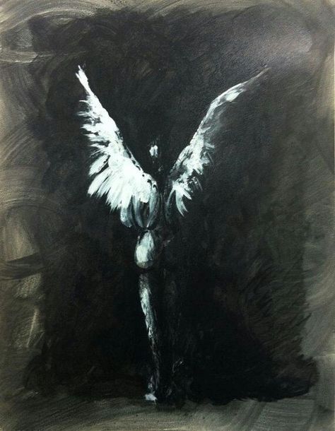 Dark Paintings, Angel Painting, Acrylic Artwork, Futurism, Art Painting Acrylic, Angel Art, An Angel, Modern Artwork, Abstract Artists