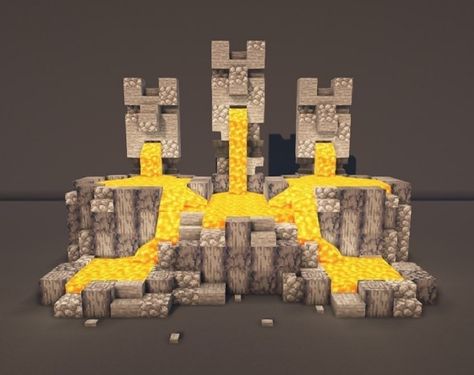 Blast Furnace Minecraft Design, Minecraft Simple Statue, Minecraft Mine Crane, Minecraft Creations Ideas, Statue Design Minecraft, Minecraft Gnome Statue, Minecraft Minecart Ideas, Minecraft Nether Statue, Minecraft Decorative Builds