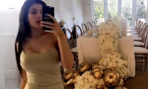 Kylie Jenner poses up a storm before hosting Thanksgiving for Kardashian clan Kylie Jenner Poses, Hosting Thanksgiving, Black One Piece, A Storm, Kylie Jenner, Soundtrack, A Black, Hip Hop, Cocktail Dress