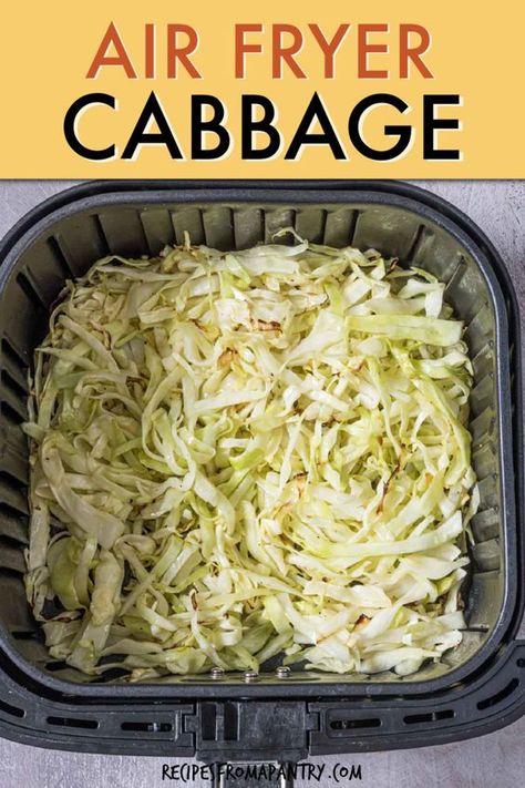 Airfry Cabbage Recipes, Low Fat Cabbage Recipes, Cabbage Air Fryer Recipe, Cabbage Air Fryer, Air Fry Cabbage, Cabbage Steaks Air Fryer, Air Fried Cabbage, Air Fried Vegetables, Air Fried Vegetable Recipes