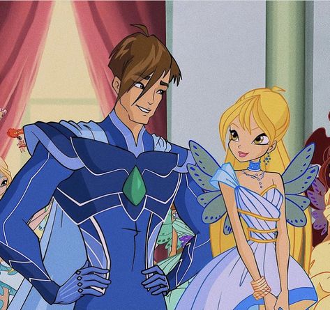 Winx Cosplay, Disney Duos, 2000s Cartoons, Klub Winx, Digital Portrait Art, Couple Cartoon, Noragami, Animated Icons, Cartoon Pics