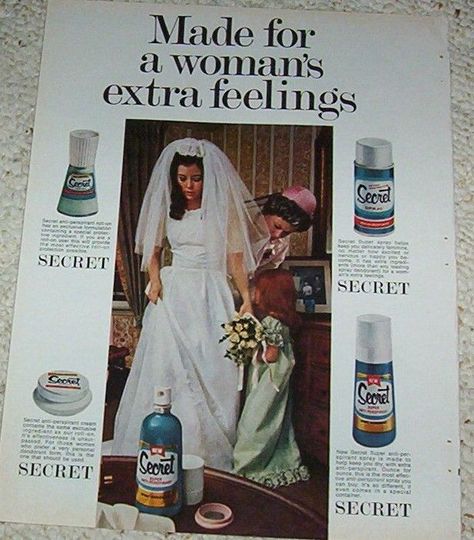 1969 vintage ad - Secret anti-perspirant deodorant Geiger Counter, Read Banned Books, Schlitz Beer, Perfect Wife, Anti Perspirant, Its A Mans World, Retro Ads, Successful Marriage, Banned Books