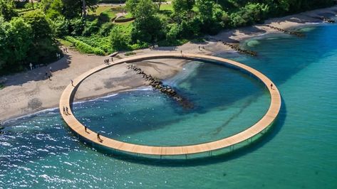 The Infinite Bridge | VisitAarhus Aarhus Denmark, Sea Sculpture, Denmark Travel, Plans Architecture, Beach House Style, Marmaris, Copenhagen Denmark, Aarhus, Landscape Architect