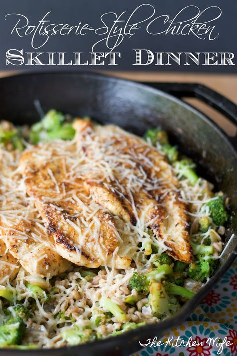 Chicken Skillet Dinner, Skillet Dinner Recipes, Chicken Skillet, Pasta Side Dishes, Healthy Weeknight Meals, Chicken Asparagus, Skillet Dinners, Savory Chicken, Skillet Chicken