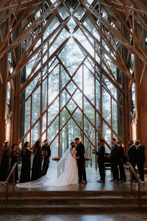 Anthony Chapel, Chapel In The Woods, Glass Chapel, Eureka Springs Arkansas, Hot Springs Arkansas, Arkansas Wedding, Eureka Springs, Chapel Wedding, Woodland Wedding