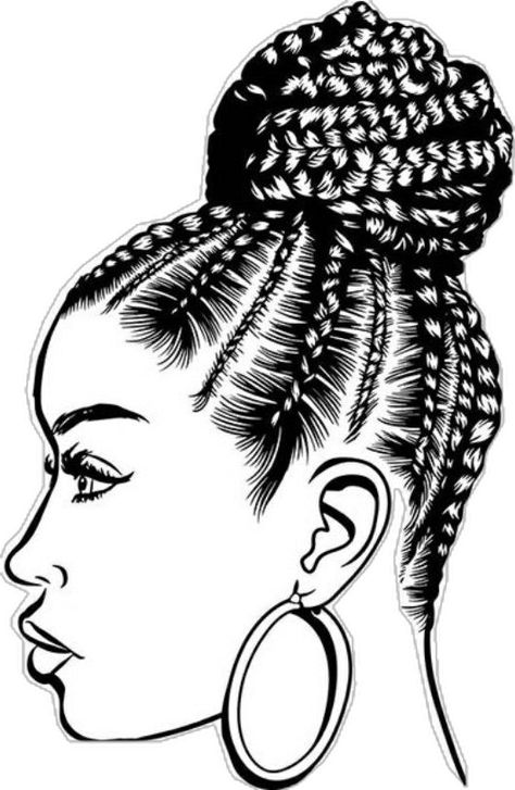 Black Woman Praying, Black Woman Silhouette, African Drawings, Woman Praying, Hair Clipart, Cartoon Character Costume, Drawing Hair Tutorial, Hairstyle Hairstyle, Natural Hair Art