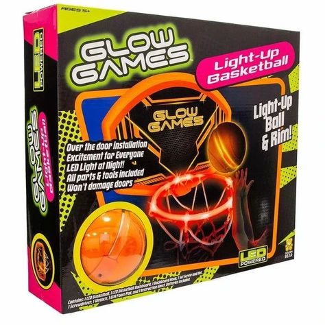 Glow Games Light-up Basketball Set. Bring the court to life after sunset! The Glow Games Basketball Set is a slam dunk for night owls! ✨🏀 #toys4you #Glowpad #glowgames #basketball #sportstoy For more amazing toys visit our website. www.toys4you.co.uk Glow Games, Amazing Toys, Dc Figures, Ben And Holly, Little Live Pets, Night Owls, Family Learning, Basketball Hoop, Pet Paws