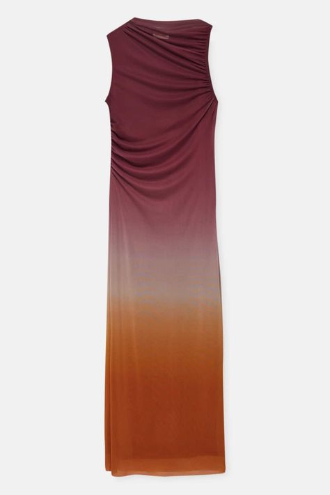 Pull And Bear Dress, Pull And Bear, Sleeveless Long Dress, Tie Dye Dress, Tie Dye Print, Tulle Dress, Evening Wear, Party Outfit, Sleeveless Dress