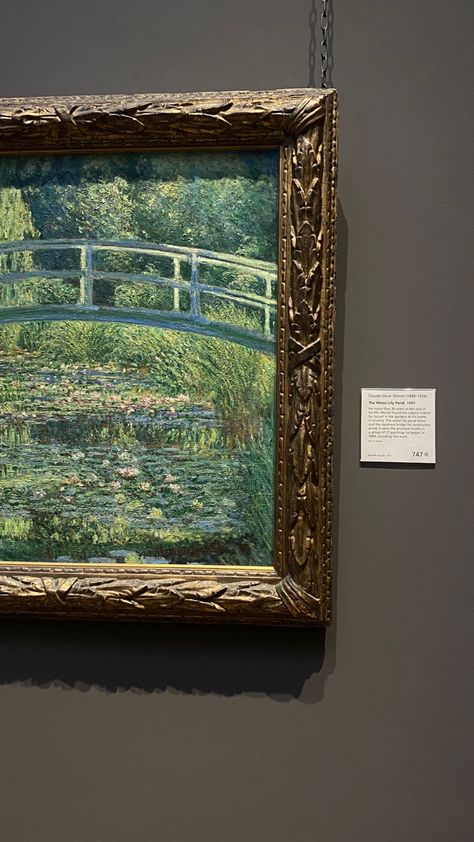 Painting Monet, London Art Gallery, National Gallery London, London Painting, Water Lily Pond, Monet Art, London Aesthetic, Monet Paintings, Poetry Art