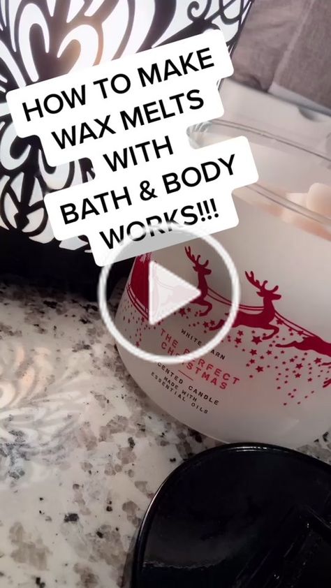 Bath And Body Works Wax Melts, Candle Wax On Skin, Bath And Body Works Candles Reuse, Reuse Candle Wax, Making Gel Candles, How To Makr, Fancy Candle Holders, Candle Reuse, Candle Hack