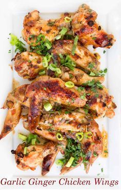 My Asian style Garlic Ginger Chicken Wings Recipe is definitely a crowd pleaser #7Waysto7UP #ad Ginger Chicken Wings, Garlic Ginger Chicken, Sticky Chicken Wings, Restaurant Style Recipes, Chicken Kitchen, Chicken Wings Recipe, Favorite Recipes Chicken, Ginger Chicken, Chicken Entrees