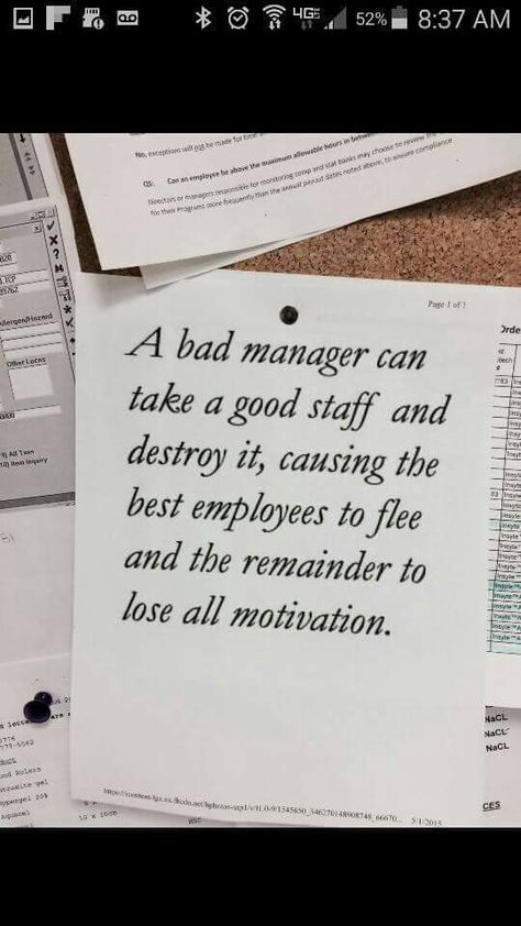 Bad supervisor Bad Supervisor Quotes, Supervisor Quotes, Effective Leadership Skills, Bad Managers, Leadership Inspiration, Bad Boss, Leadership Management, Good Employee, Character Quotes