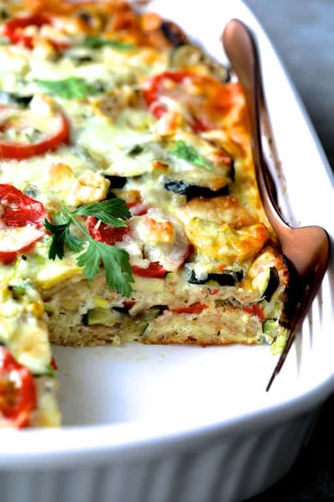 Vegetable Strata, Tomatoes Breakfast, Tomatoes With Mozzarella, Squash Zucchini Recipes, Strata Recipes Breakfast, Cheese Strata, Zucchini And Tomatoes, Zucchini Breakfast, Strata Recipes