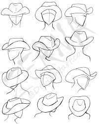 Cowboy Hut Cowboy Hat Drawing, Drawing Hats, Hat Drawing, Cowboy Art, Art Poses, Drawing Base, Drawing Poses, Drawing Reference Poses, Cowboy Hat