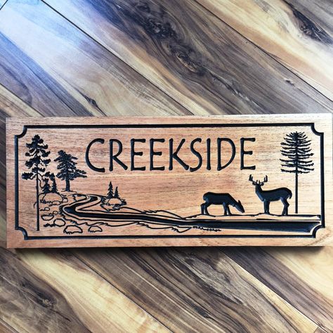 Custom Signs for your Cabin or Cottage Ranch Entrance Ideas, Ranch Entrance, Lodge Signs, Leaf Lantern, Tree Camping, Wooden Carved Signs, Lake Retreat, Outdoor Welcome Sign, Indoor Crafts