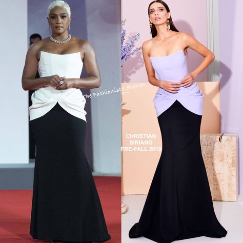 Tiffany Haddish in Christian Siriano Pre-Fall 2019 at ''The Card Counter'' 78th Venice Film Festival Photocall & Premiere Christian Siriano Bedding, Christian Siriano Plus Size, Christian Siriano Gown, Christian Siriano Resort 2023, Card Counter, Christian Siriano Red Carpet, Tiffany Haddish, Christian Siriano, Celebrity Red Carpet