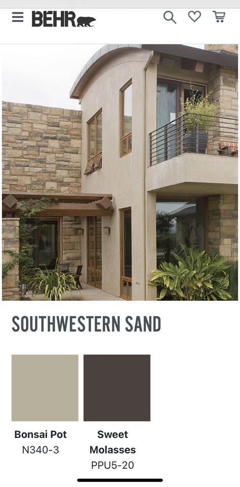 Desert Home Exterior Paint Colors, Desert Home Exterior, Stucco Exterior Colors, Exterior Home Color Schemes, Stucco House Colors, Stucco Colors, Arizona House, Stucco Homes, Stucco Exterior