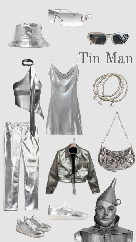 diy tin man costume wizard of oz Diy Tin Man, Diy Tin Man Costume, Tin Man Costume, Tin Man Costumes, Diy Halloween Costumes Easy, Diy Halloween Costume, Tin Man, Easy Diy Halloween, Diy Halloween Costumes