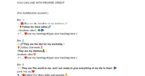 Multifandom + Fanpage Bio formats by @Hitixfilter Instagram Bio Format, Bio For Fanpage Instagram, Bio Ideas For Fanpage, Caption Layouts For Fanpages, Fanpage Caption Ideas, Caption For Fanpage Edits, Bio For Instagram Fan Page, Fanpage Bio Ideas Instagram, Fan Page Bio Ideas