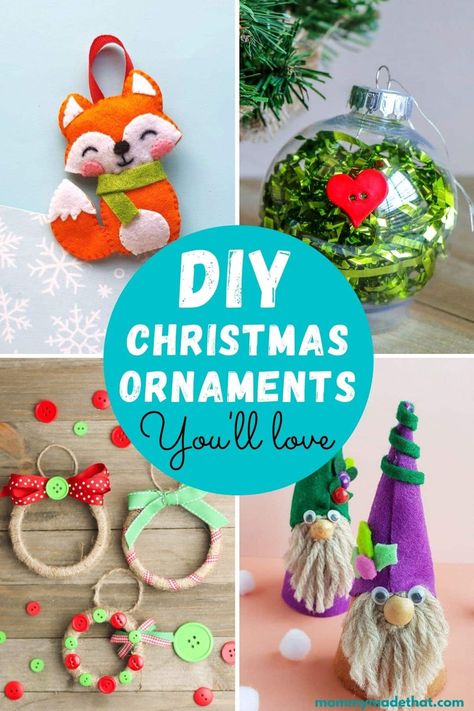 Fun and Festive DIY Christmas Ornaments Christmas Ornament Coloring Page, Printable Christmas Ornaments, Diy Snowman Ornaments, Easy Ornaments, Easy Christmas Ornaments, Heart Christmas Ornaments, Diy Christmas Ornaments Easy, Felt Christmas Decorations, Elf Ornaments