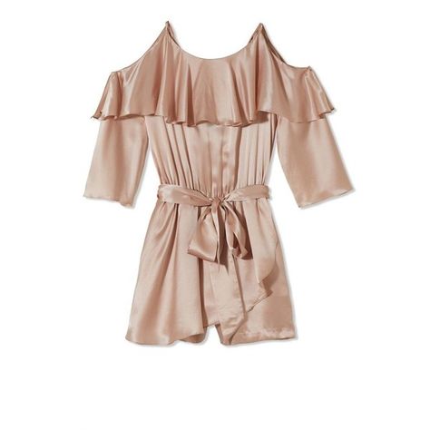 Catrina Cold-Shoulder Ruffled Silk Romper ($178) ❤ liked on Polyvore featuring jumpsuits, rompers, playsuit romper, ruffled rompers, ruffle romper, silk romper and silk rompers Summer Rompers, Silk Romper, Ruffle Romper, Playsuit Romper, Rachel Zoe, Playsuit, Jumpsuit Romper, Girl Fashion, Personal Style