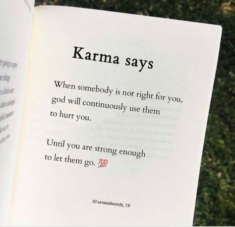 Karma Says, He Saved Me, Karma Quotes Truths, Tiny Quotes, Self Inspirational Quotes, Let Them Go, Dear Self Quotes, Genius Quotes, Really Deep Quotes