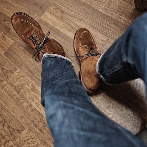 Indy Boots, Alden Indy Boot, Alden Indy, Outfit Hombre, Suede Leather Shoes, Men’s Boots, Mens Outfit Inspiration, Men's Footwear, Casual Friday