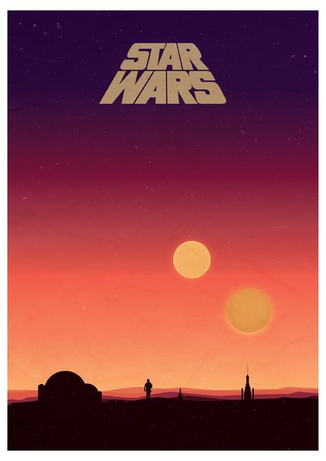 Star Wars Binary Sunset Poster i made this one the weekend, was super fun! - Imgur Star Wars Binary Sunset, Star Wars Trivia, Binary Sunset, Avatar Art, Star Wars Painting, Sunset Poster, Star Wars Background, Star Wars Quotes, Star Wars Facts