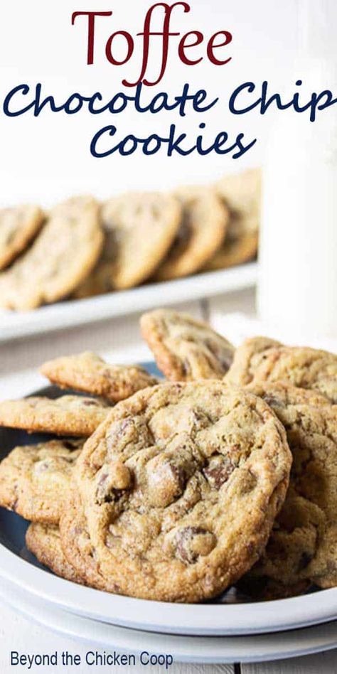 Toffee Chocolate Chip Cookies, Chips And Chocolate, Easy Toffee, Picnic Fruit, Toffee Bark, Cake Pumpkin, Toffee Chocolate, Chocolate Chips Cookies, Toffee Chips