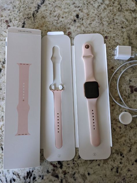 It's the ideal companion that helps you live your best life. Imagine having a personal health coach, fitness tracker, and smart assistant right on your wrist, always ready to guide you. Buy it now and let it be the tool that empowers you to stay active, healthy, and always ahead. #applewatch #pinkapplewatch #pink #applewatchseries4 #fitness #technology #watch #girly #apple Pink Apple Watch Band, Antlers Decor, Apple Watch Series 6, Smart Watch Apple, Pink Apple, Dream Gift, Princess Aesthetic, Pink Sand, Wedding Watch