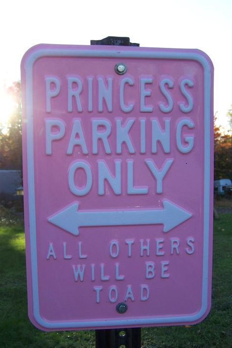 This is For the chump that parked in my spot this morning! You should be a toad by now! Princess Parking Only, Princess Parking, Tumblr Photography, Girly Quotes, Tickled Pink, High School Musical, Everything Pink, Pink Princess, Fashion Quotes