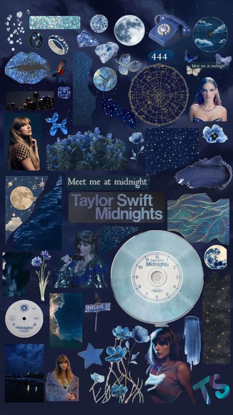 Midnights Taylor Swift Aesthetic Bedroom, Midnights Taylor Swift Aesthetic Collage, Midnights Taylor Swift Theme, Taylor Swift Homescreen Midnight, Taylor Swift Aesthetic Midnight, Midnights Taylor Swift Color Palette, Midnights Aesthetic Wallpaper, Midnights Taylor Swift Aesthetic Wallpaper, Midnights Album Aesthetic