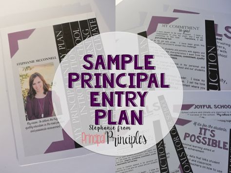 Principal Meet And Greet Ideas, Principal Entry Plan Template, New Principal Meet And Greet Ideas, New Principal Ideas, Elementary Principal Office Decor Ideas, Assistant Principal Office Decor Ideas, School Leadership Principal, Educational Leader, Flip Book Template