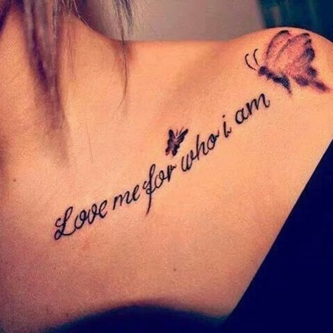 Collar Bone Tattoo Quotes, Tattoos For Women On Thigh, Inspiring Quote Tattoos, Bone Tattoos, Foot Tattoos For Women, Shape Tattoo, Tattoos For Women Flowers, Tattoo Quotes For Women, 4 Tattoo