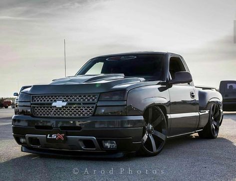 Nbs Silverado, Chevy Silverado Ss, Chevrolet Trucks Silverado, Silverado Single Cab, Chevy Silverado Single Cab, Chevy Trucks Lowered, Single Cab Trucks, Silverado Truck, Bagged Trucks